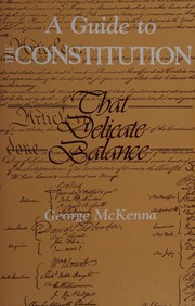 Cover of: A Guide to the Constitution: That Delicate Balance
