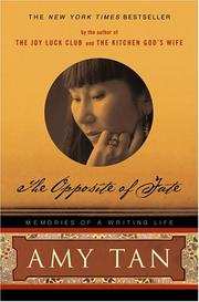 Cover of: The Opposite of Fate by Amy Tan