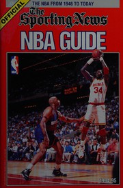 Cover of: The Sporting News Official Nba Guide 1994-95 (Official NBA Guide)