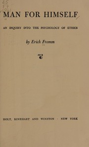 Cover of: Man for himself by Erich Fromm
