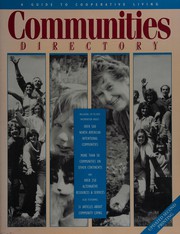 Cover of: Communities Directory: A Guide to Cooperative Living (Communities Directory)
