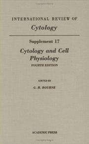 Cover of: Cytology and cell physiology