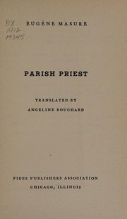 Cover of: Parish priest