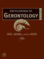 Cover of: Encyclopedia of Gerontology, Two-Volume Set, Volume 1-2, Second Edition