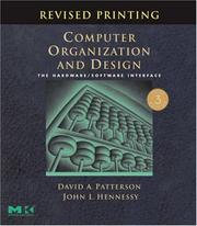 Cover of: Computer Organization and Design, Revised Printing, Third Edition, Third Edition: The Hardware/Software Interface (The Morgan Kaufmann Series in Computer ... Series in Computer Architecture and Design)