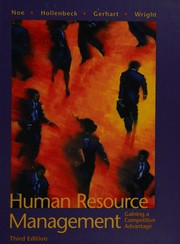 Cover of: Human resource management: gaining a competitive advantage