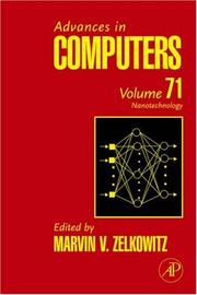 Cover of: Advances in Computers, Volume 71: Nanotechnology (Advances in Computers) (Advances in Computers)