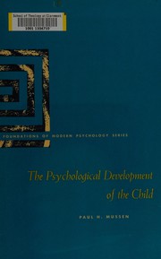 Cover of: The psychological development of the child.
