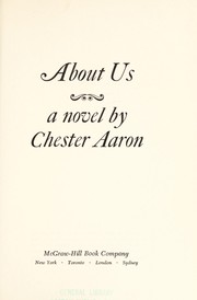 Cover of: About us: a novel.