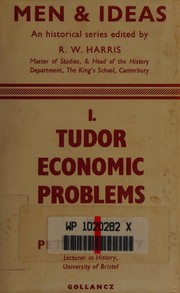 Cover of: Tudor Economic Problems Men and Ideas Seri
