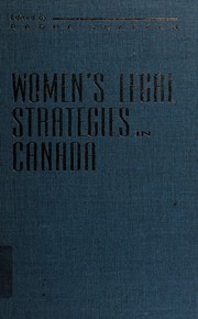 Cover of: Women's Legal Strategies in Canada
