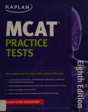 Cover of: Mcat practice tests