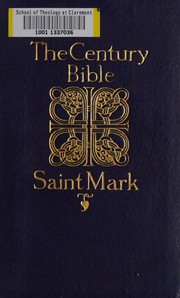 Cover of: St. Mark: introduction, Authorized version, Revised version with notes, index and map