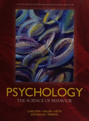 Cover of: Psychology: science of behavior
