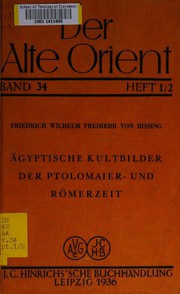 Cover of: Agyptische Kultbilder der Ptolomaier- und Römerzeit