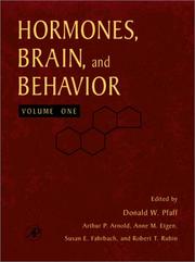 Cover of: Hormones, Brain and Behavior, Vol 1-5 |
