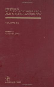 Cover of: Progress in Nucleic Acid Research and Molecular Biology, Volume 65 (Progress in Nucleic Acid Research and Molecular Biology)