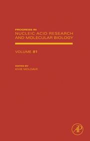 Cover of: Progress in Nucleic Acid Research and Molecular Biology, Volume 81 (Progress in Nucleic Acid Research and Molecular Biology)