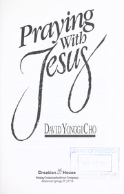 Cover of: Praying with Jesus