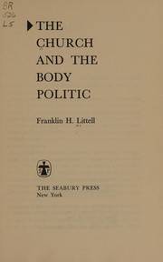 Cover of: The church and the body politic