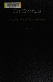 The chronicle of the Hutterian Brethren by Hutterian Brethren