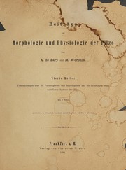 Cover of: Beiträge zur Morphologie und Physiologie der Pilze