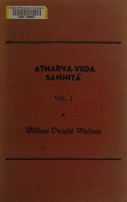 Cover of: Atharva Veda Samhita (Harvard Oriental)