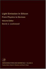 Light emissions in silicon : from physics to devices