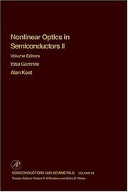 Nonlinear optics in semiconductors II