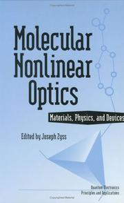 Molecular nonlinear optics : materials, physics, and devices