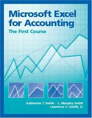 Cover of: Microsoft Excel for Accounting | Katherine T. Smith