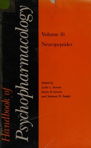 Cover of: Handbook of Psychopharmacology: Volume 16: Neuropeptides