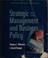 Cover of: Strategic management and business policy
