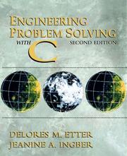 Engineering problem solving with C : fundamental concepts