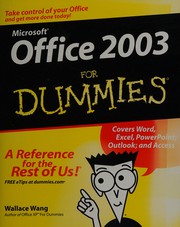 Office 2003 for dummies by Wallace Wang
