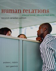Cover of: Human relations: interpersonal, job-oriented skills