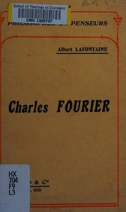 Cover of: Charles Fourier