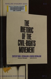 Cover of: The rhetoric of the civil-rights movement