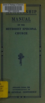 Cover of: Membership manual of the Methodist Episcopal Church