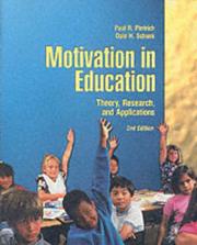 Motivation in education : theory, research, and applications