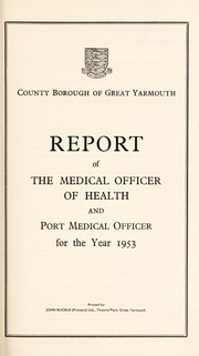 [Report 1953] by Great Yarmouth (England). Borough Council. nb2008007343