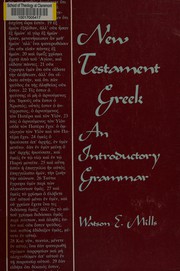 Cover of: New Testament Greek: an introductory grammar