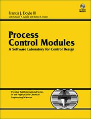 Process control modules : a software laboratory for control design