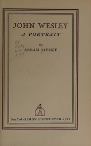 Cover of: John Wesley: a portrait