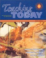 Cover of: Teaching today by David G. Armstrong