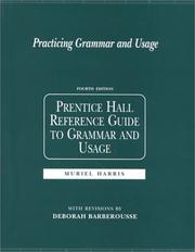 Cover of: Practicing Grammar and Usage by Munel Harris