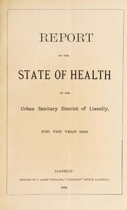 [Report 1893] by Llanelli (Wales). Borough Council