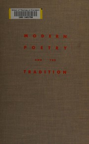 Cover of: Modern poetry and the tradition
