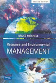 Cover of: Resource and environmental management