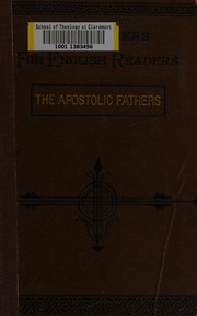 Cover of: The Apostolic fathers